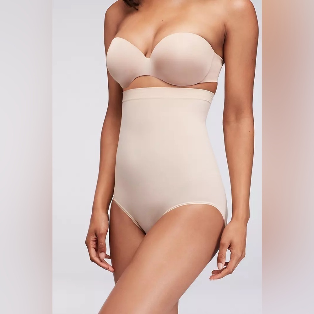 Spanx Higher Power High-Waisted Brief Panty in Soft Nude